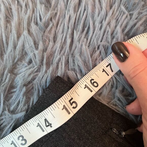 Piazza Sempione Dark Gray Wool Dress Pants Size L Made in Italy - Picture 4 of 6